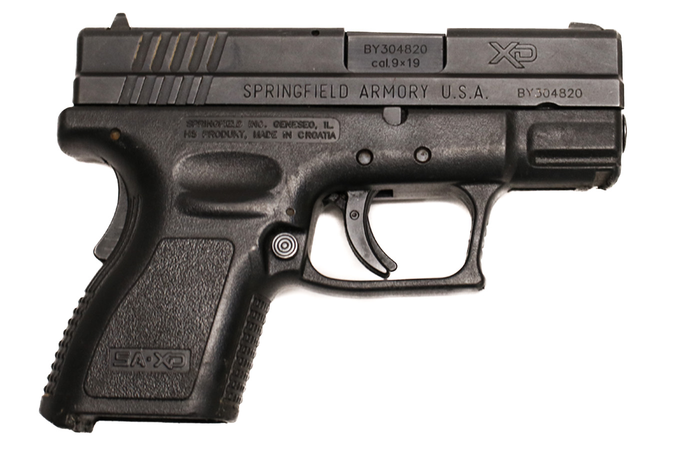 Springfield XD-9 Sub-Compact 9mm Police Trade-In Pistol