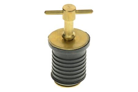 DRAIN TWIST PLUG 1IN BRASS