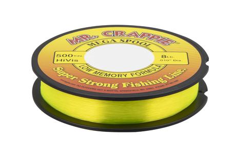 MR. CRAPPIE FILLER SPOOL 8 LB HI-VIS