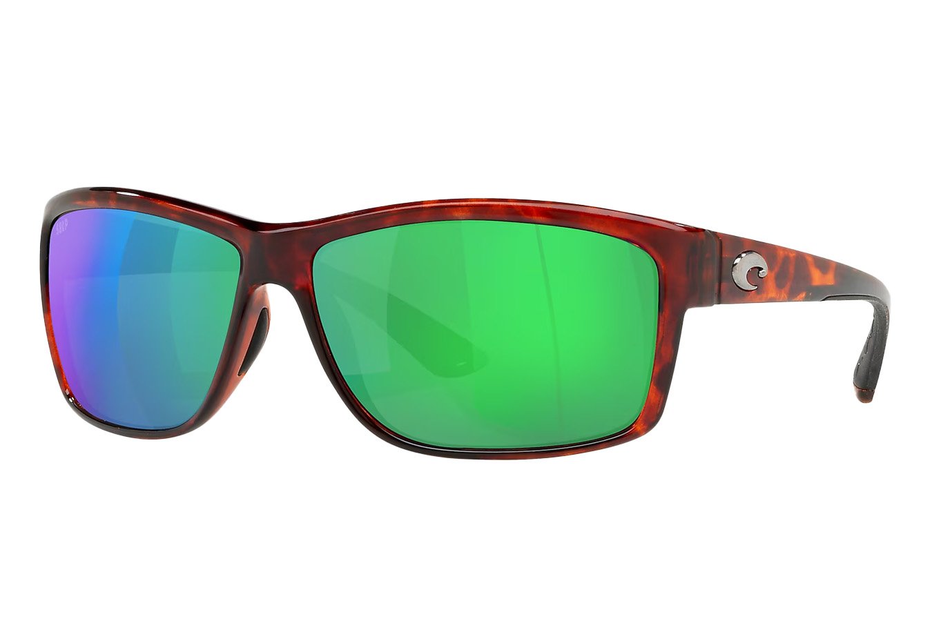 Costa Del Mar Mag Bay Tortoise Frames with Green Mirroe Lenses