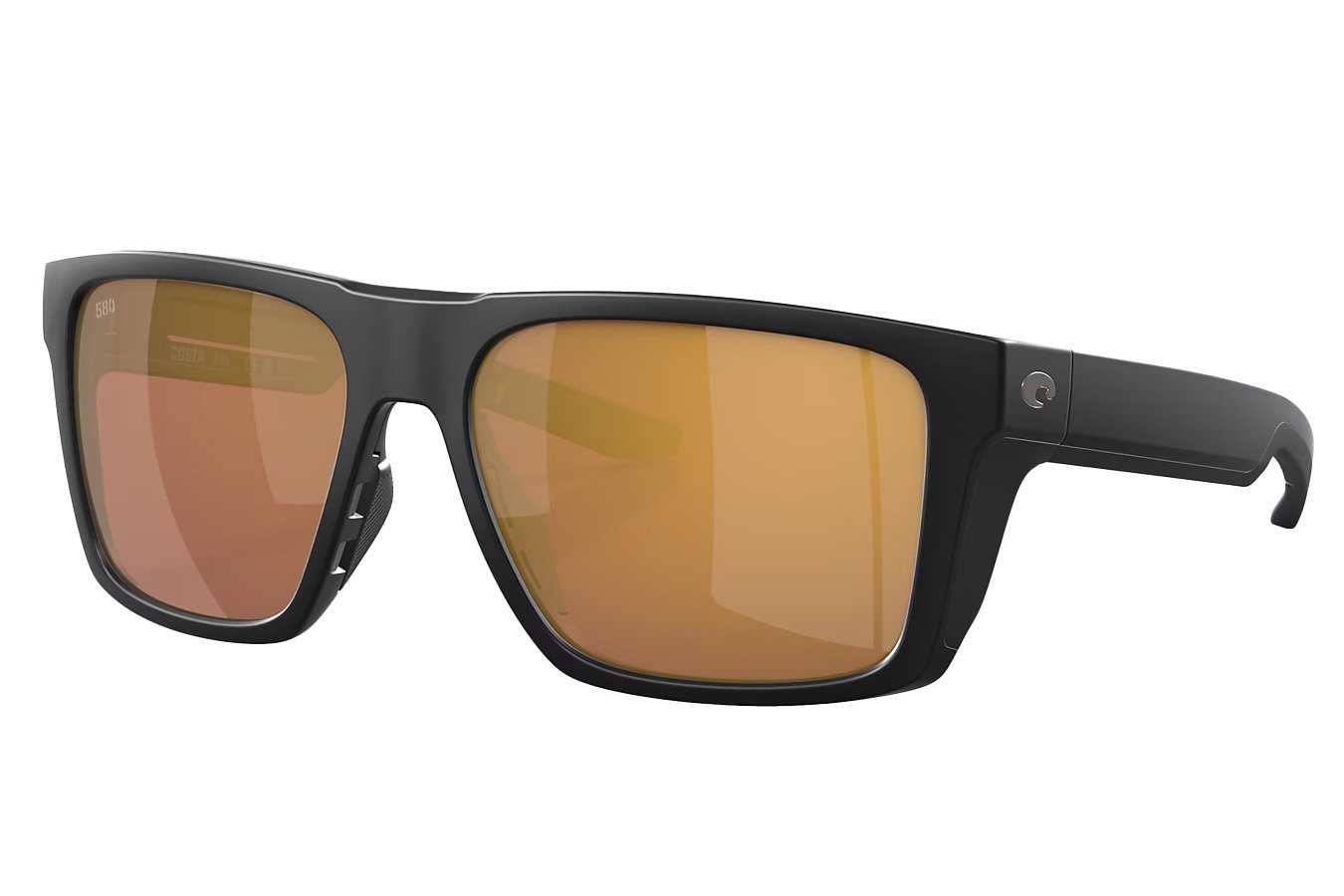 Costa Del Mar Lido Matte Black Frames with Gold Mirror Lenses