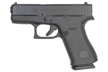 43X 9MM PISTOL WITH BLACK SLIDE (LE)