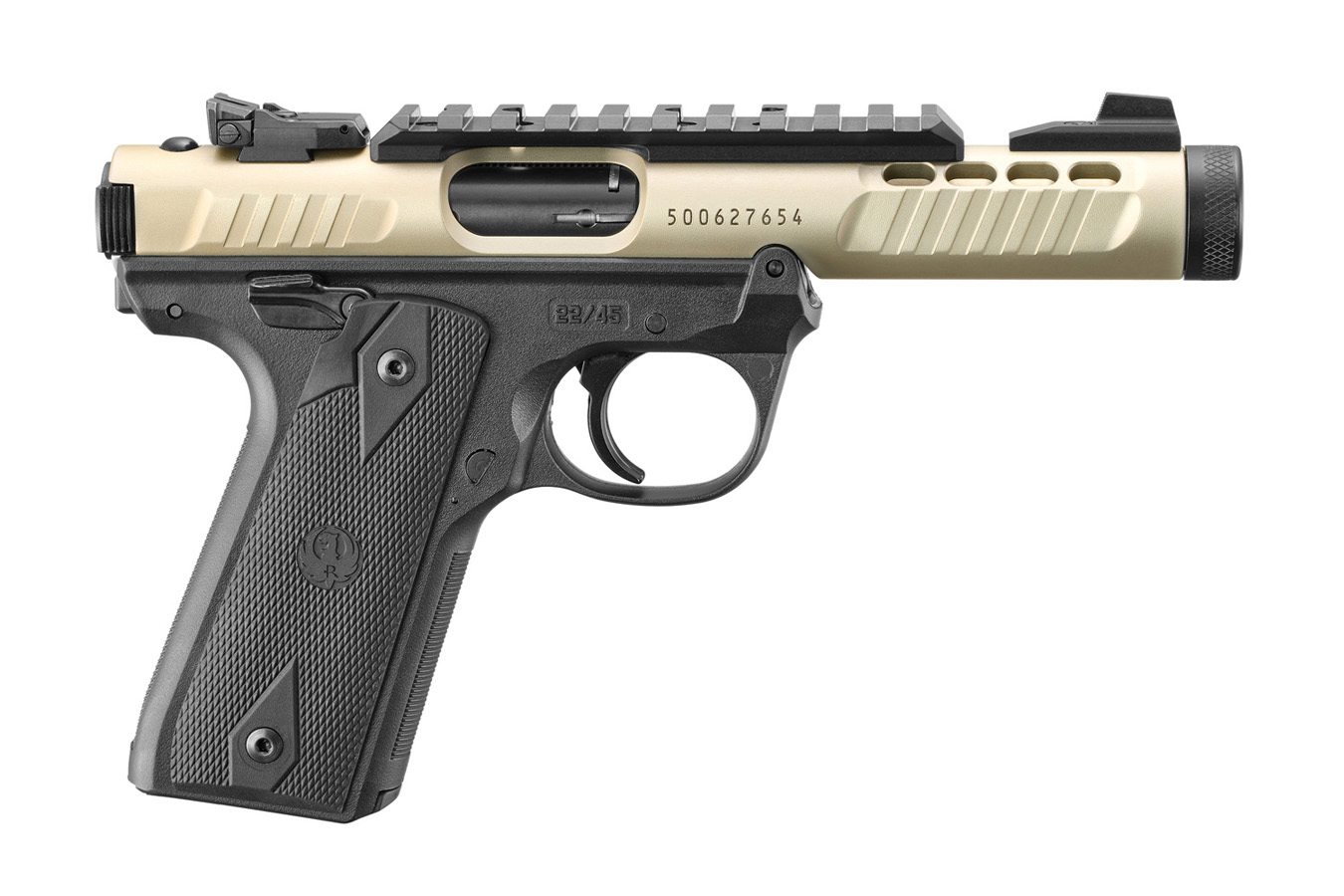 Ruger Mark IV 22/45 Lite 22LR Pistol with Champagne Anodized Finish