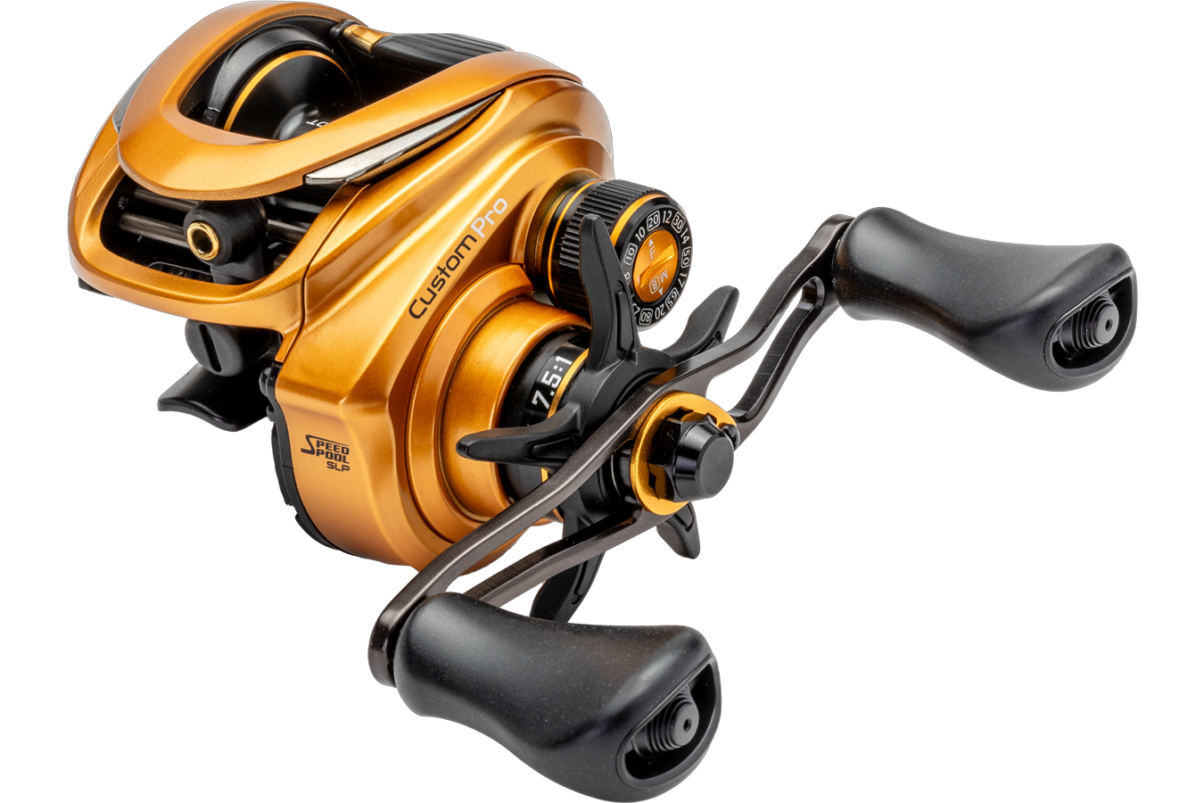 Lews Custom Pro 7.5:1 Left Hand Baitcast Reel