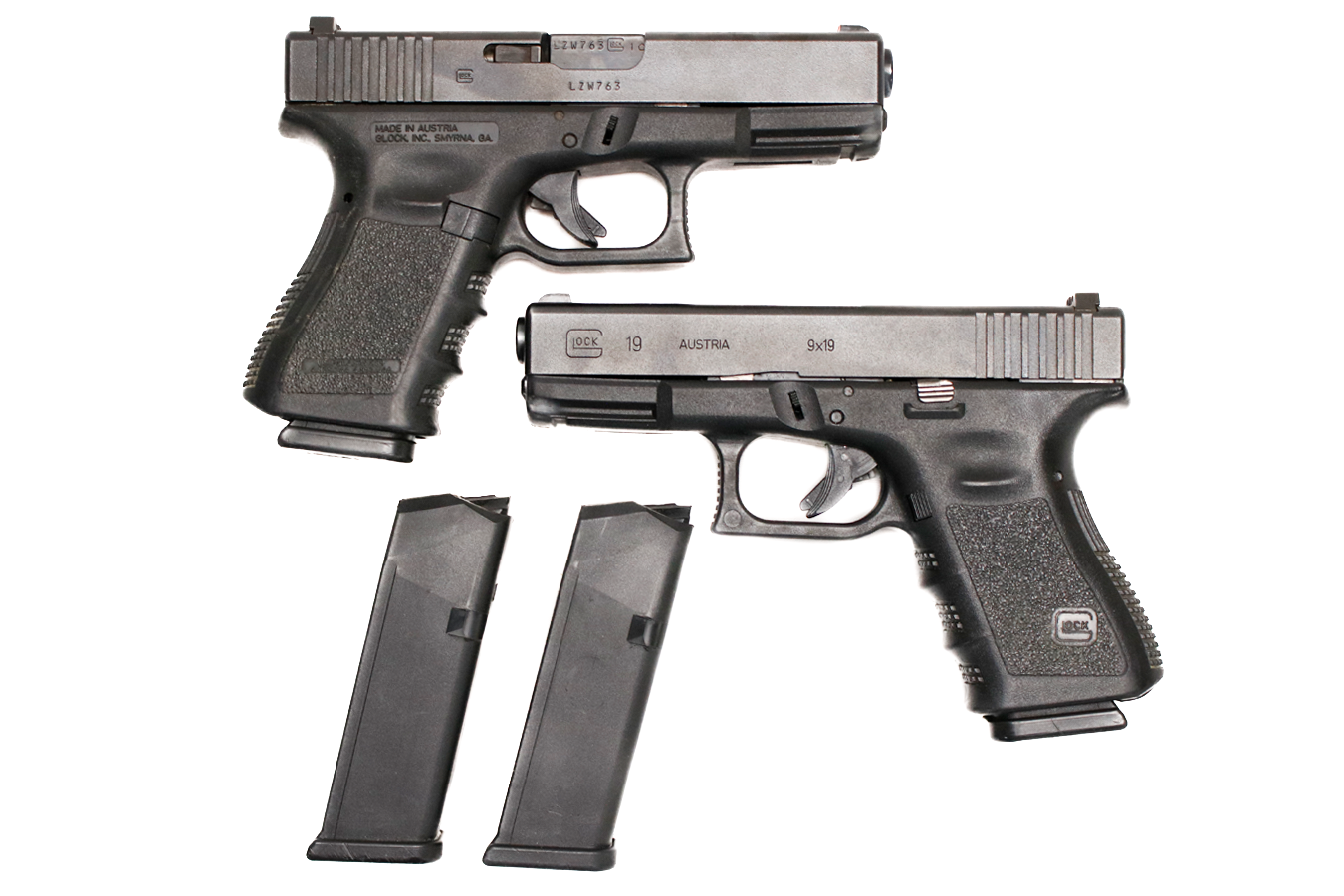 Glock 19 Gen3 9mm Police Trade-ins (Good Condition)