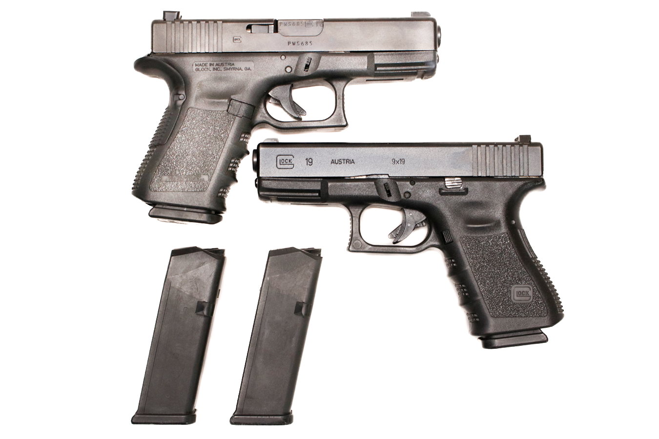 Glock 19 Gen3 9mm Police Trade-ins (Very Good Condition)