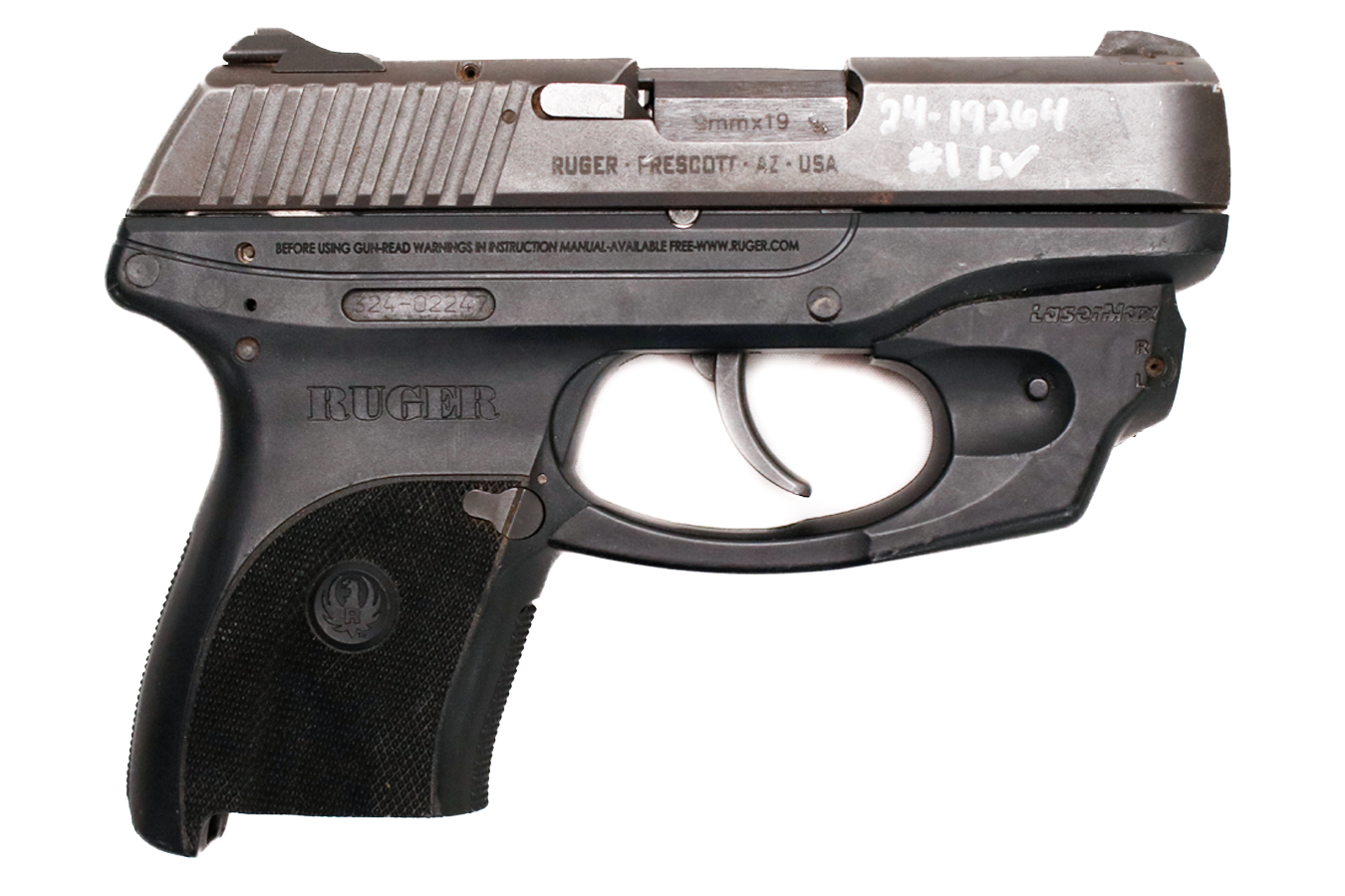 Ruger LC9 9mm Police Trade-In Pistol with Laser (Magazine Not Included)