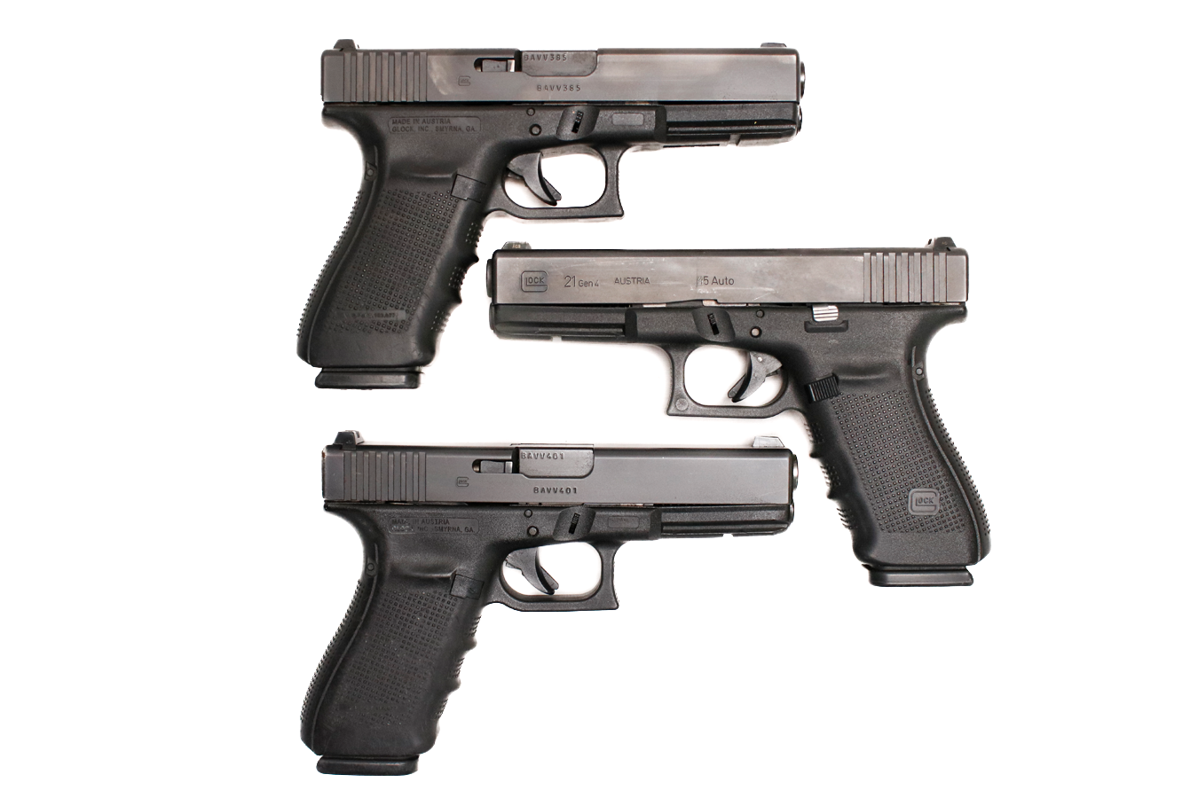 Glock 21 Gen 4 45 ACP Police Trade-In Pistols