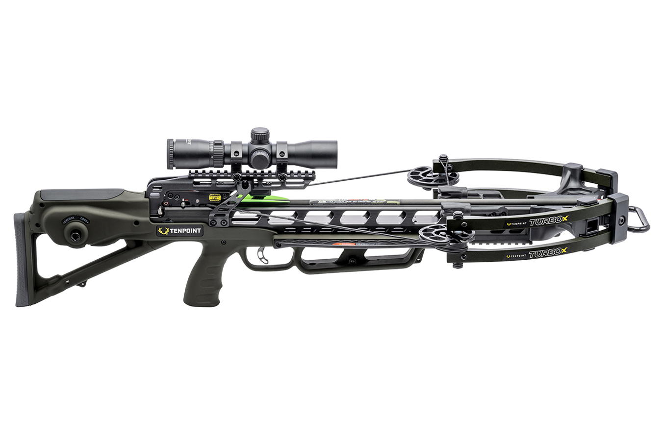 Ten Point Turbo X Crossbow - Moss Green