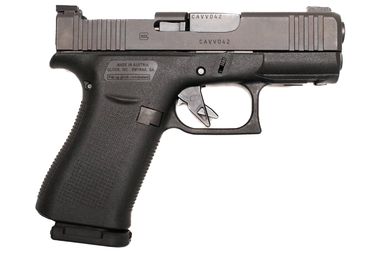 Glock 43X MOS 9mm Optic Ready Police Trade-in Pistol (Missing Optic Plate)