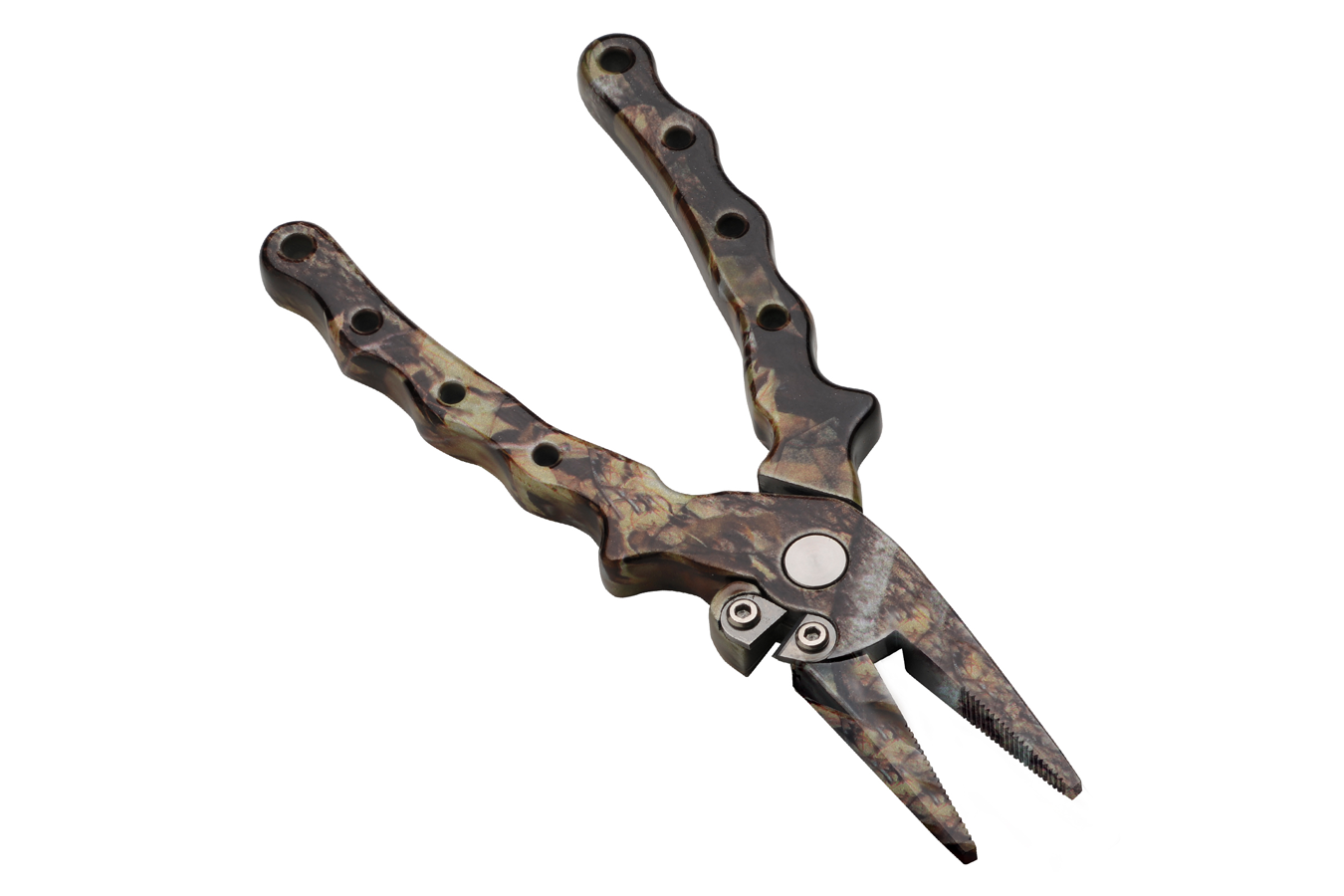 P Line P-Line Aluminum Camo/Aqua Side Cutter Pliers *Needs Image*