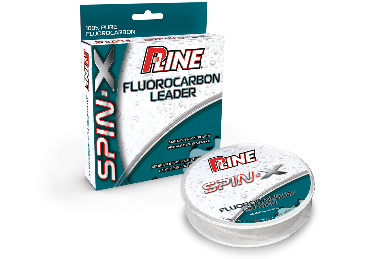 P Line SPIN-X Fluorocarbon Leader 7 LB 50 YD