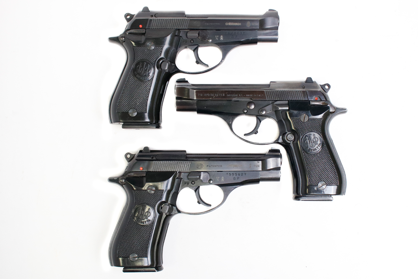 Beretta Model 84 BB 380 ACP Police Trade-in Surplus Pistols (Very Good Condition)