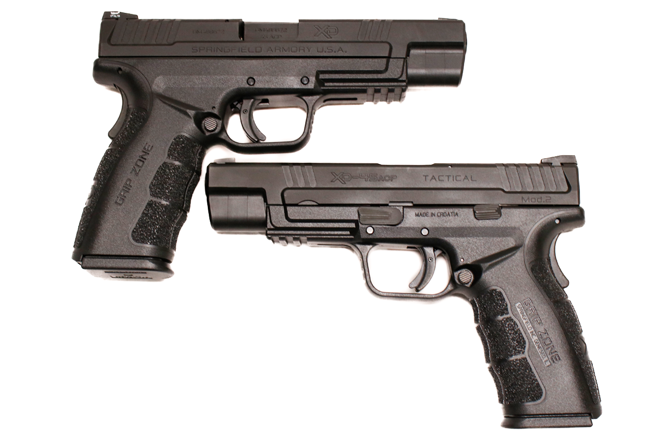 Springfield XD-45 Mod.2 Tactical 45 ACP Police Trade-in Pistols with 5 Inch Barrel (Excellent Condition)