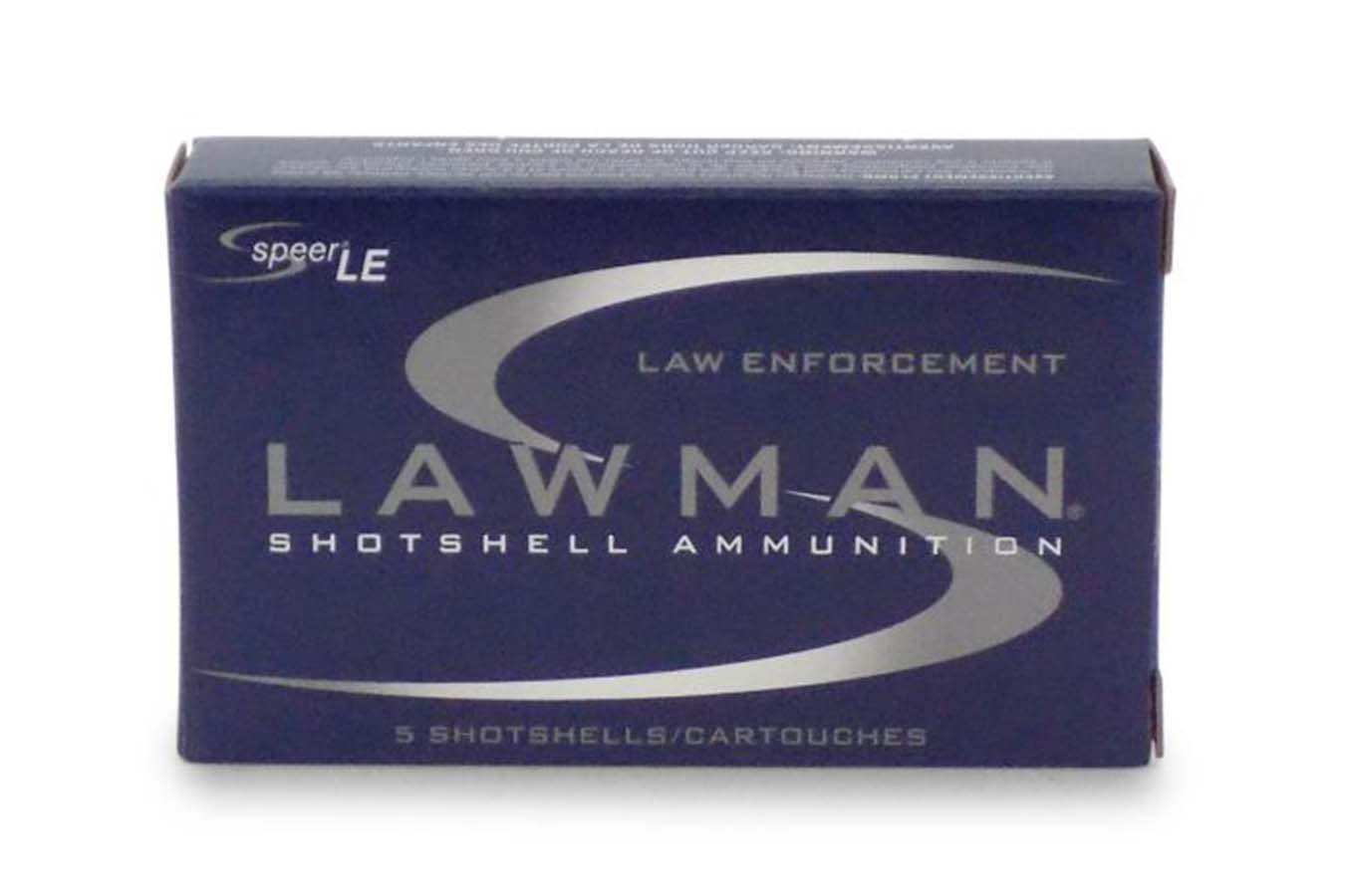 Speer 12-Gauge 2 3/4 Inch #4 Buck Lawman Police Trade Ammo 5/Box