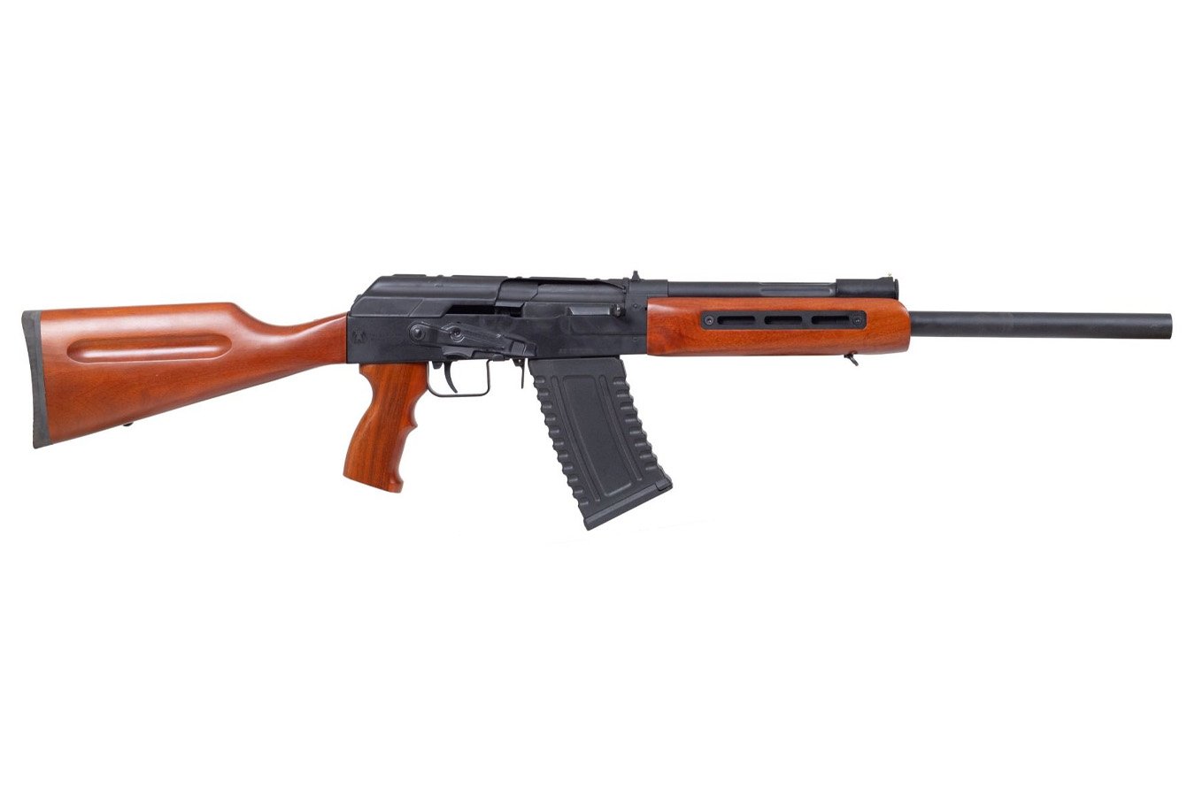 Panzer Arms AK-12 Tactical Semi-Auto 12 Gauge Shotgun with Red Wood Furniture