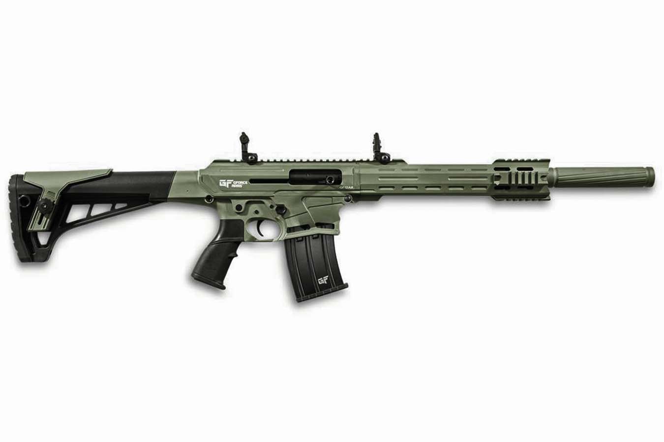 GForce GF-12AR 12-Gauge Semi-Auto Shotgun with OD Green Finish