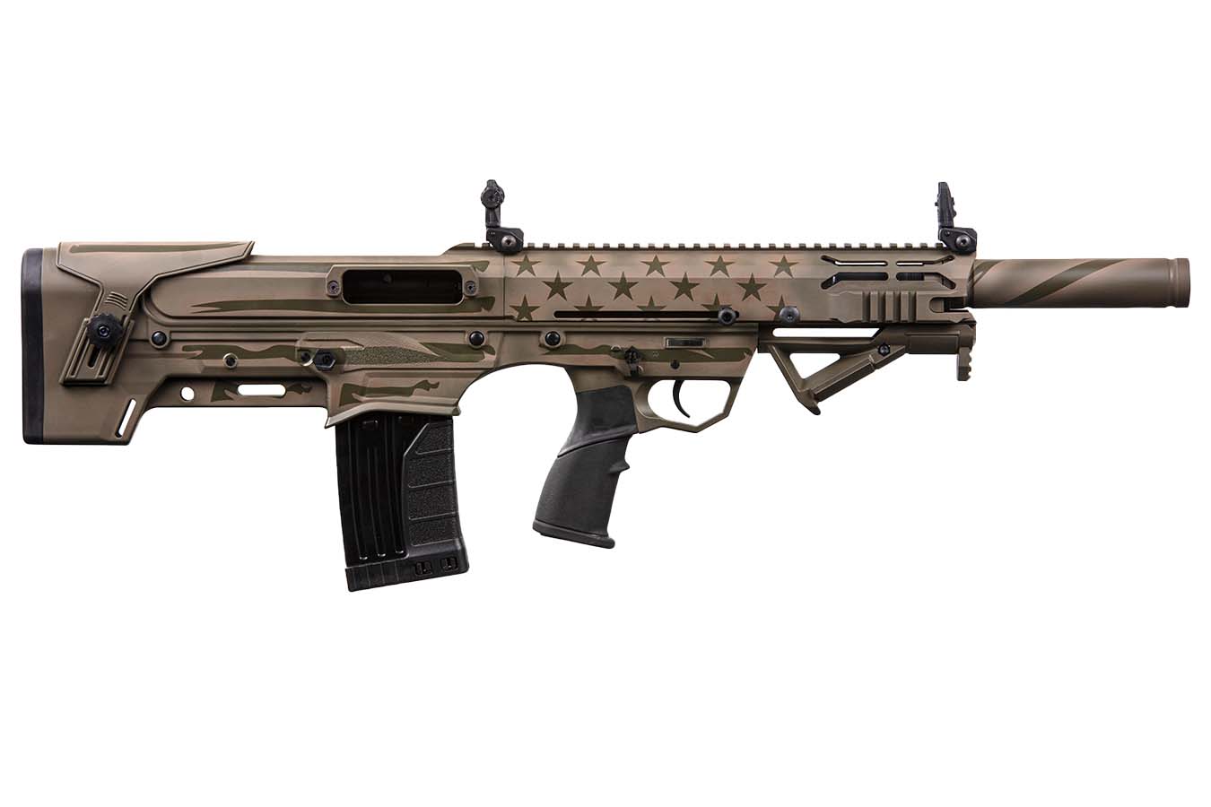 Panzer Arms EGX500 12-Gauge Semi-Auto Bullpup Shotgun with FDE American Flag Finish