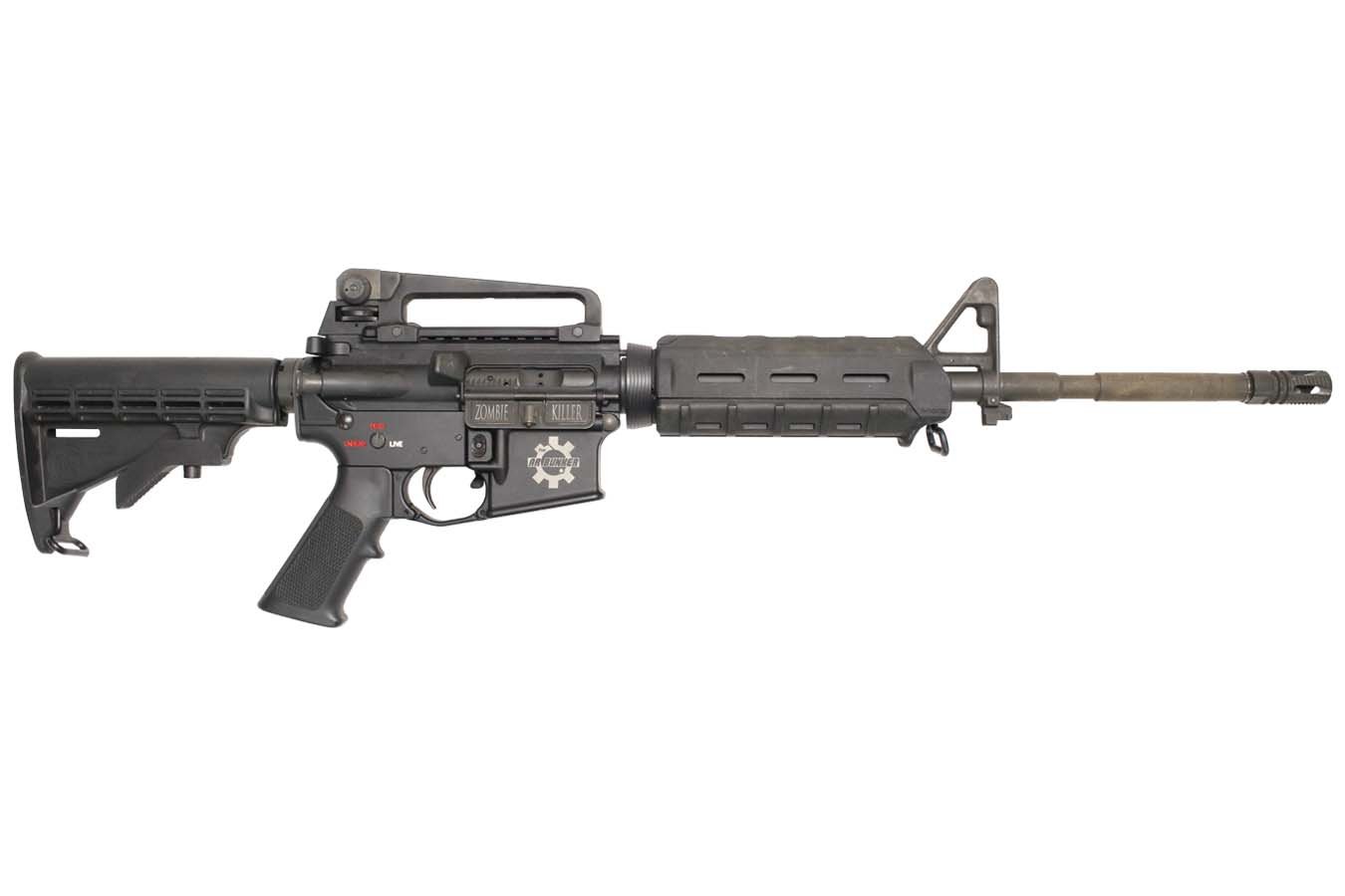 Spikes Tactical SL15 Zombie 5.56mm Semi-Automatic Police Trade-in AR-15 (No Magazine Included)