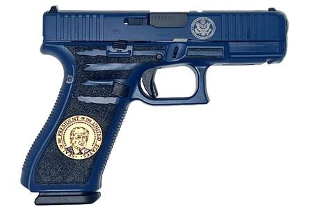 45 GEN5 MOS 9MM 4.02` BARREL TRUMP PRESIDENTIOAL BLUE ENGRAVED