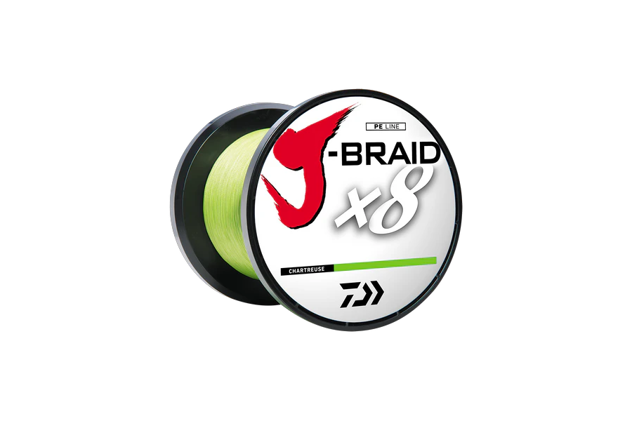 Daiwa K-Braid x8 Braided 80 lb Line 300 yds - Chartreuse