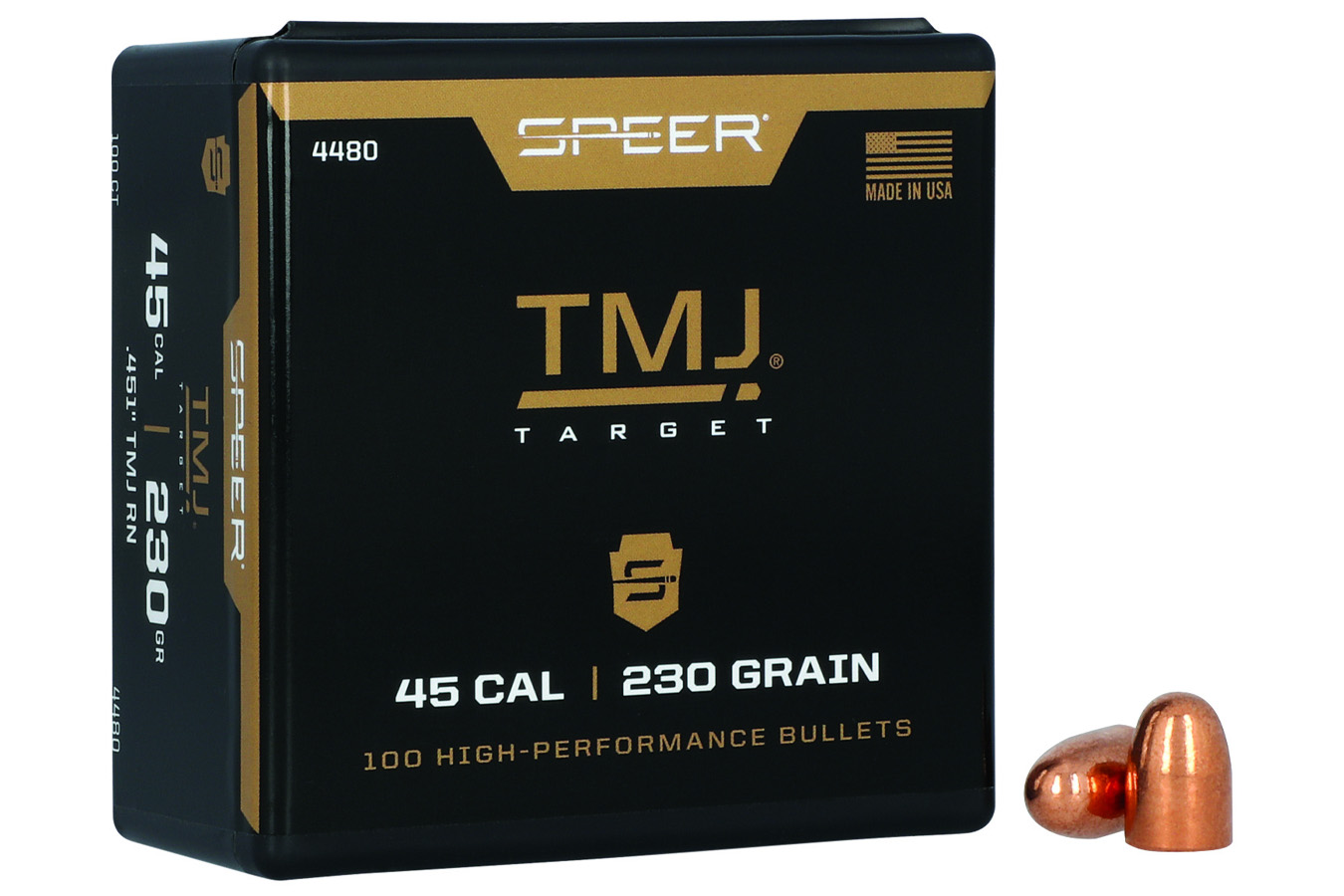 Speer Reloading TMJ 45Cal 230gr Total Metal Jacket 100 Per Box/5 Case