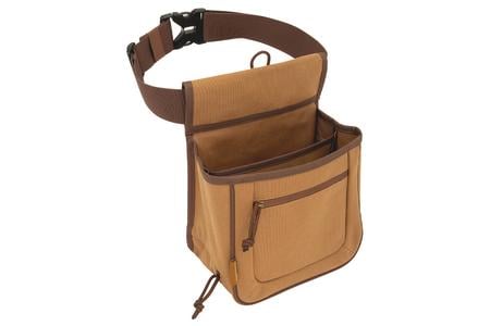 ALLEN 8332  RIVAL DOUBLE COMPARTMENT SHELL BAG TAN