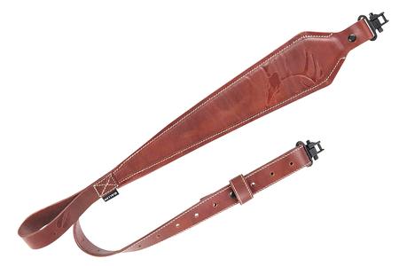 ALLEN 8510  LEATHER SLING DEER DEBOSS, BROWN