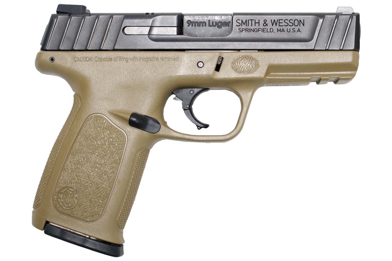 Smith & Wesson SD9 9mm Police Trade-In Pistol with FDE Finish