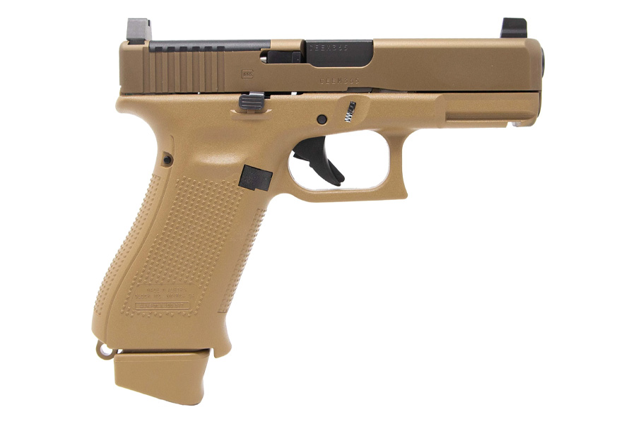 No. 1 Best Selling: GLOCK 19X MOS 9MM FDE 4.02 IN BARREL