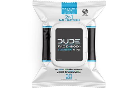 DUDE WIPES FACE WIPE UNSCENTED 30PK