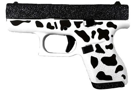GLOCK 42 380 ACP TACTICAL COW GLITTER GUN 3.25` BARREL