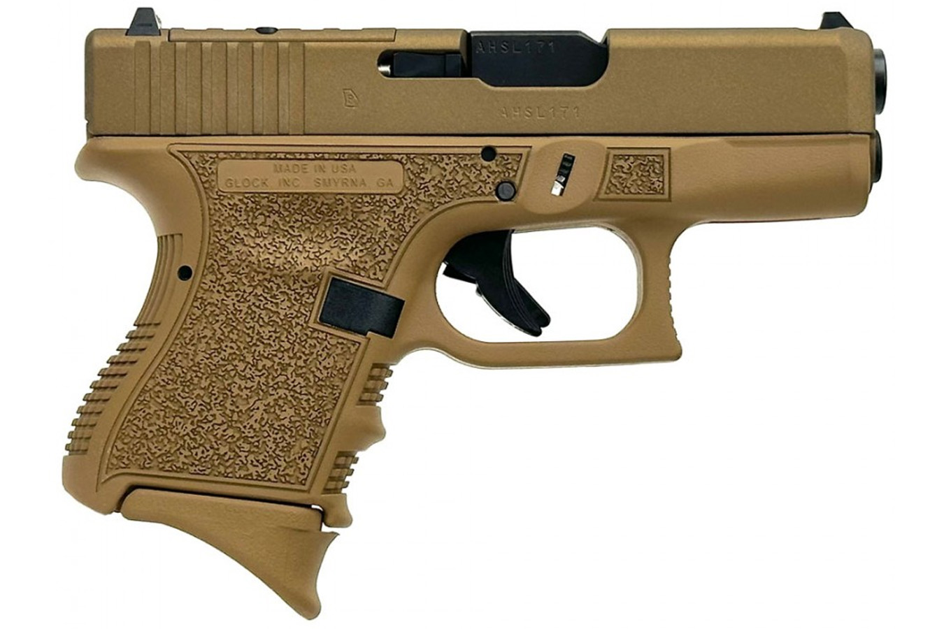 Glock 28XC MOS .380 ACP Optic Ready Pistol with FDE/Bronze Finish