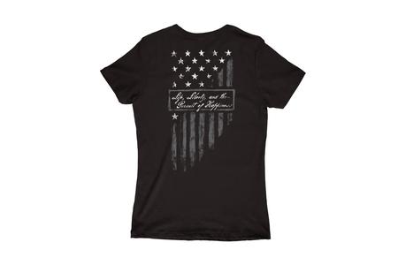 WOMENS LIFE LIBERTY SS TEE