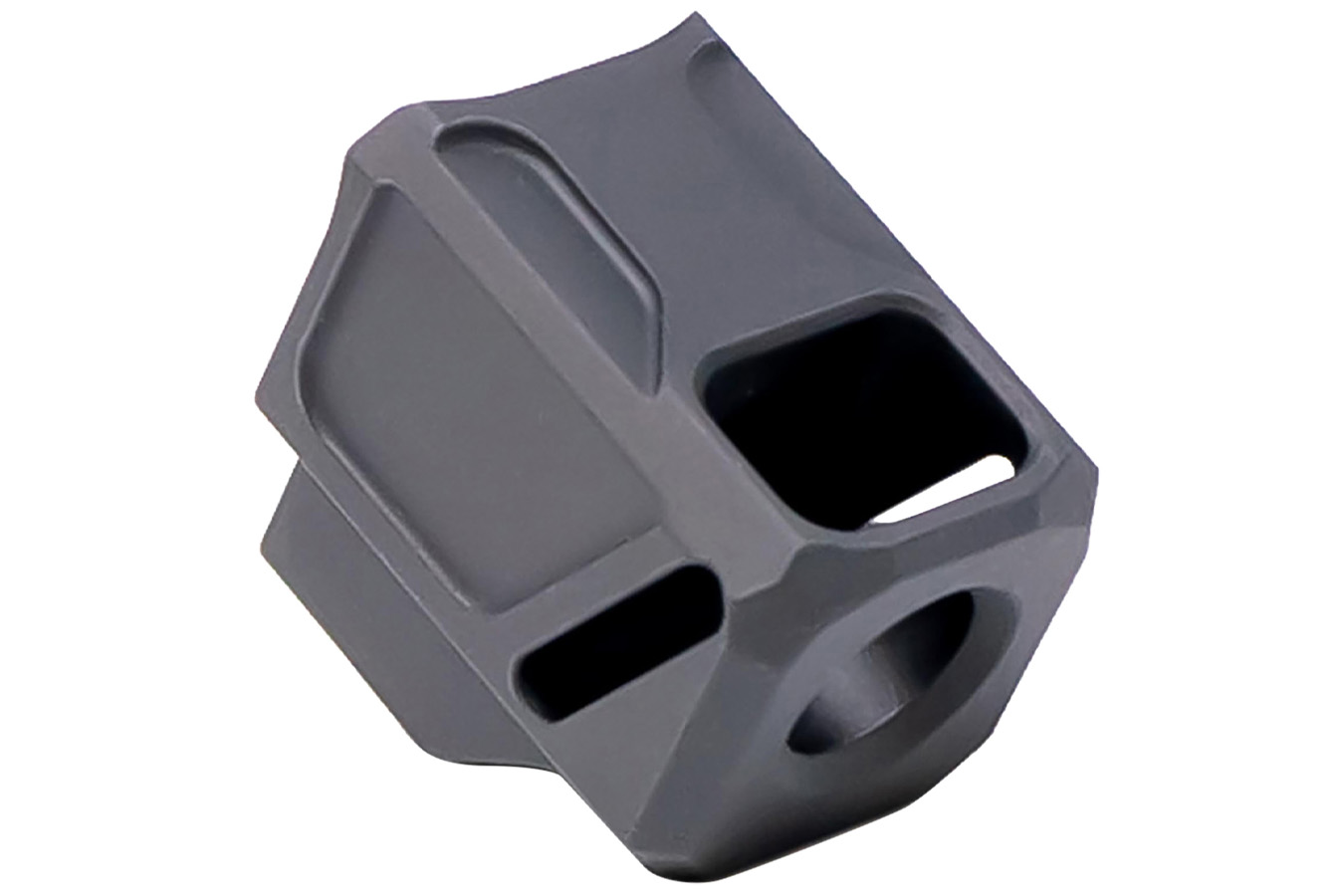 Faxon Firearms EXOS-533 Compensator Black Nitride 6061 Aluminum 1/2