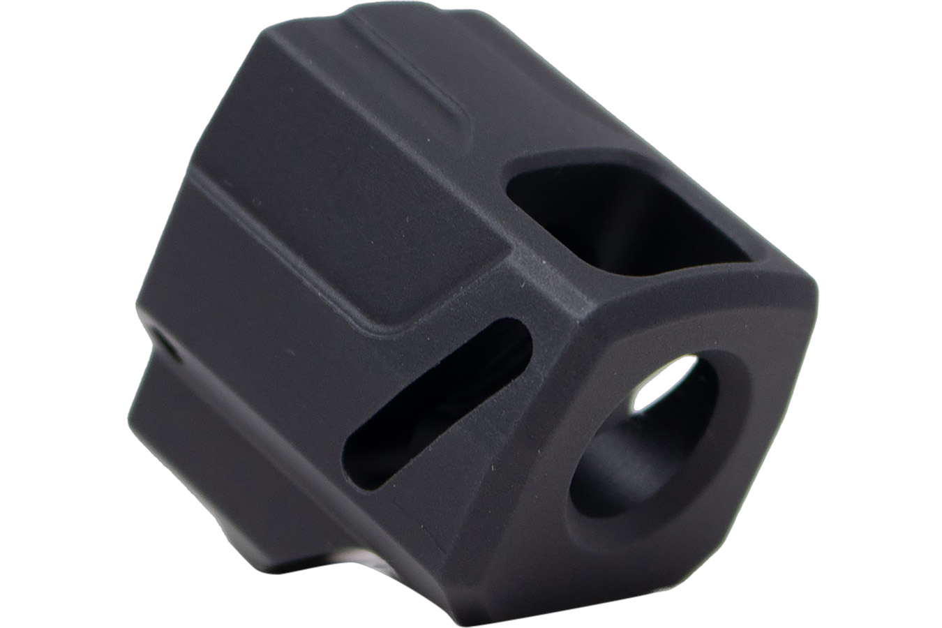 Faxon Firearms  EXOS-525 Compensator Black Nitride 6061 Aluminum 1/2