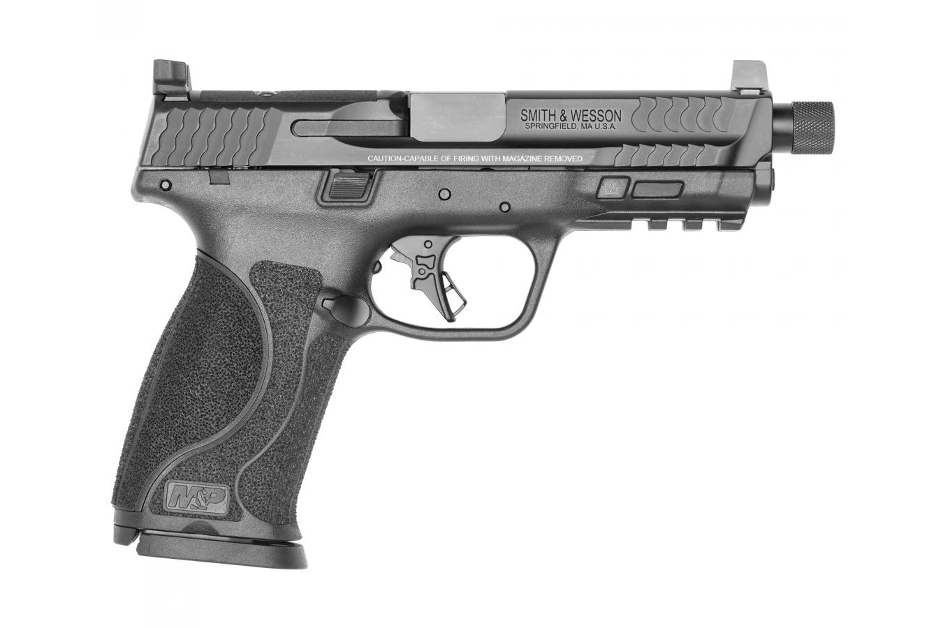 Smith & Wesson M&P9 M2.0 9mm Pistol with Threaded Barrel and No Thumb Safety