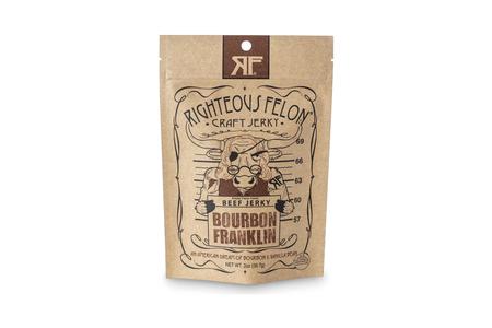 BOURBON FRANKLIN BEEF JERKY 2OZ