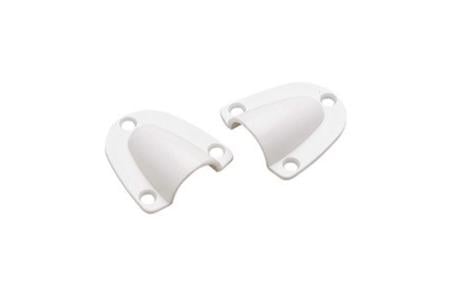 WHITE MOLDED CLAM SHELL LG