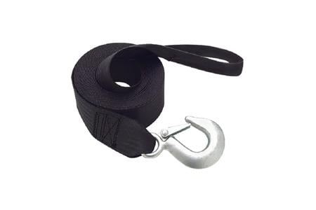 WINCH STRAP-2 X 20 FT W/LOOP END