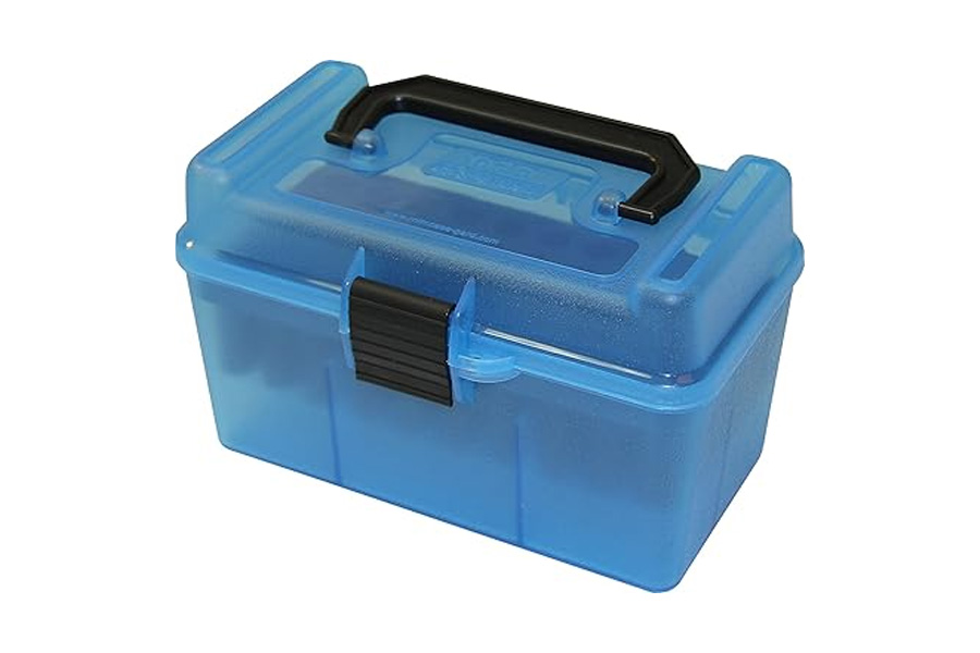 MTM Deluxe 50-Round Rifle Ammo Case Box