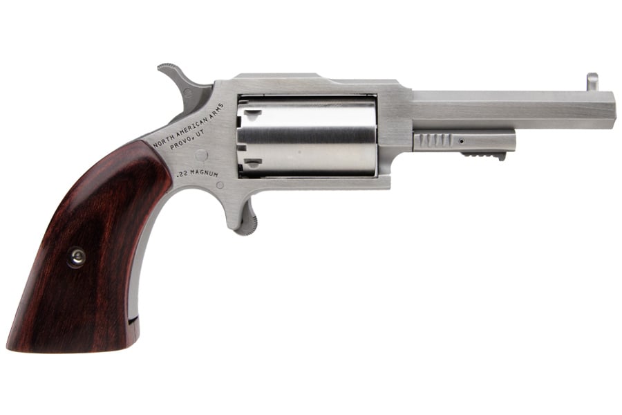 North American Arms The Sheriff 22 Magnum Revolver with Octagonal Barrel and Rosewood Grips