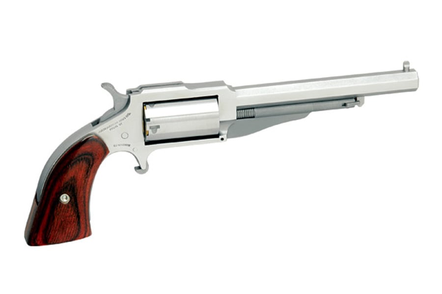 North American Arms The Earl 22 Magnum Revolver with 4 Inch Barrel and Stainless Steel Finish