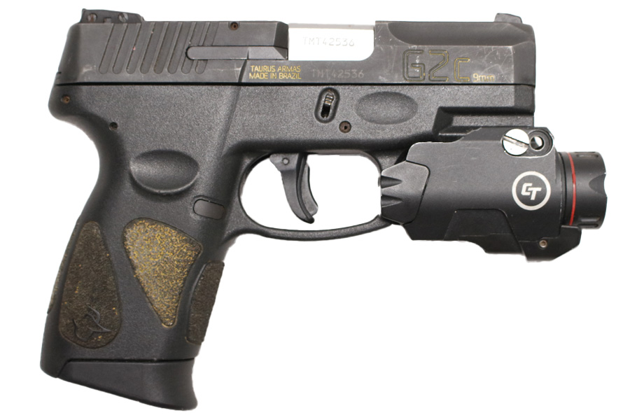 Taurus G2C 9mm Police Trade-in Pistol with Crimson Trace Laser