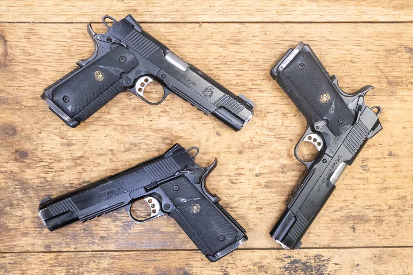 Springfield Operator 45 ACP 1911 Police Trade-In Pistols (Fair Condition)