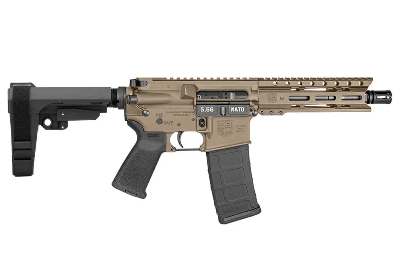 No. 15 Best Selling: DIAMONDBACK DB15 5.56 NATO 7 IN BARREL FDE