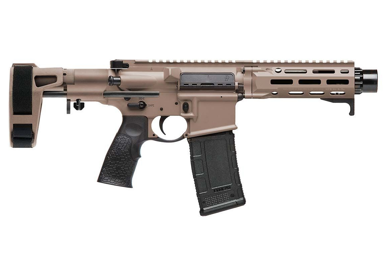 Daniel Defense DDM4 PDW 300 Blackout AR Pistol with FDE Finish