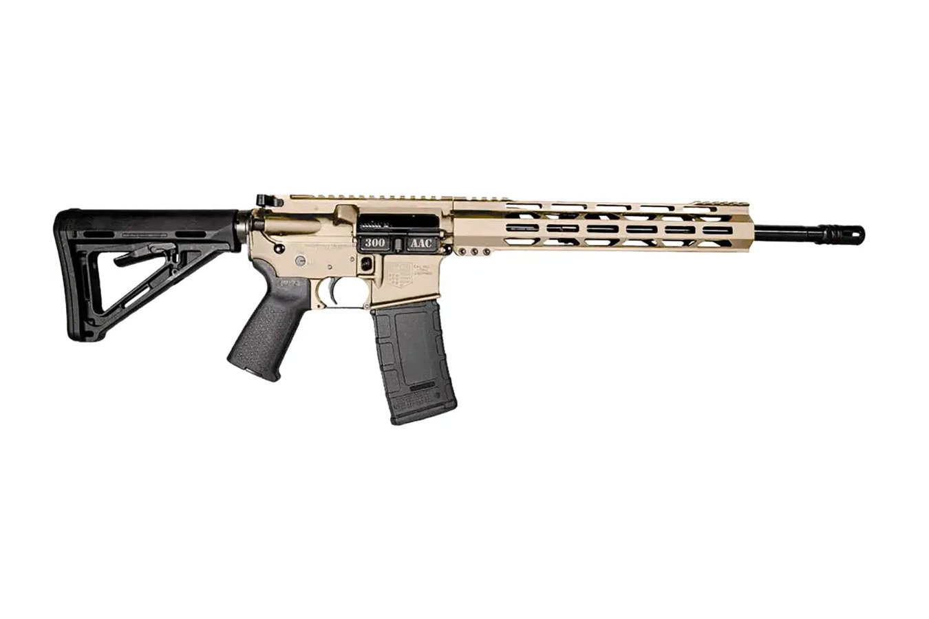 Diamondback DB15 300 Blackout Rifle with 16 Inch Barrel and FDE Finish