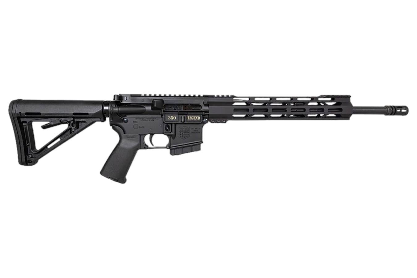 Diamondback DB15 350 Legend Semi-Automatic Rifle with 16 Inch Barrel and Black Finish