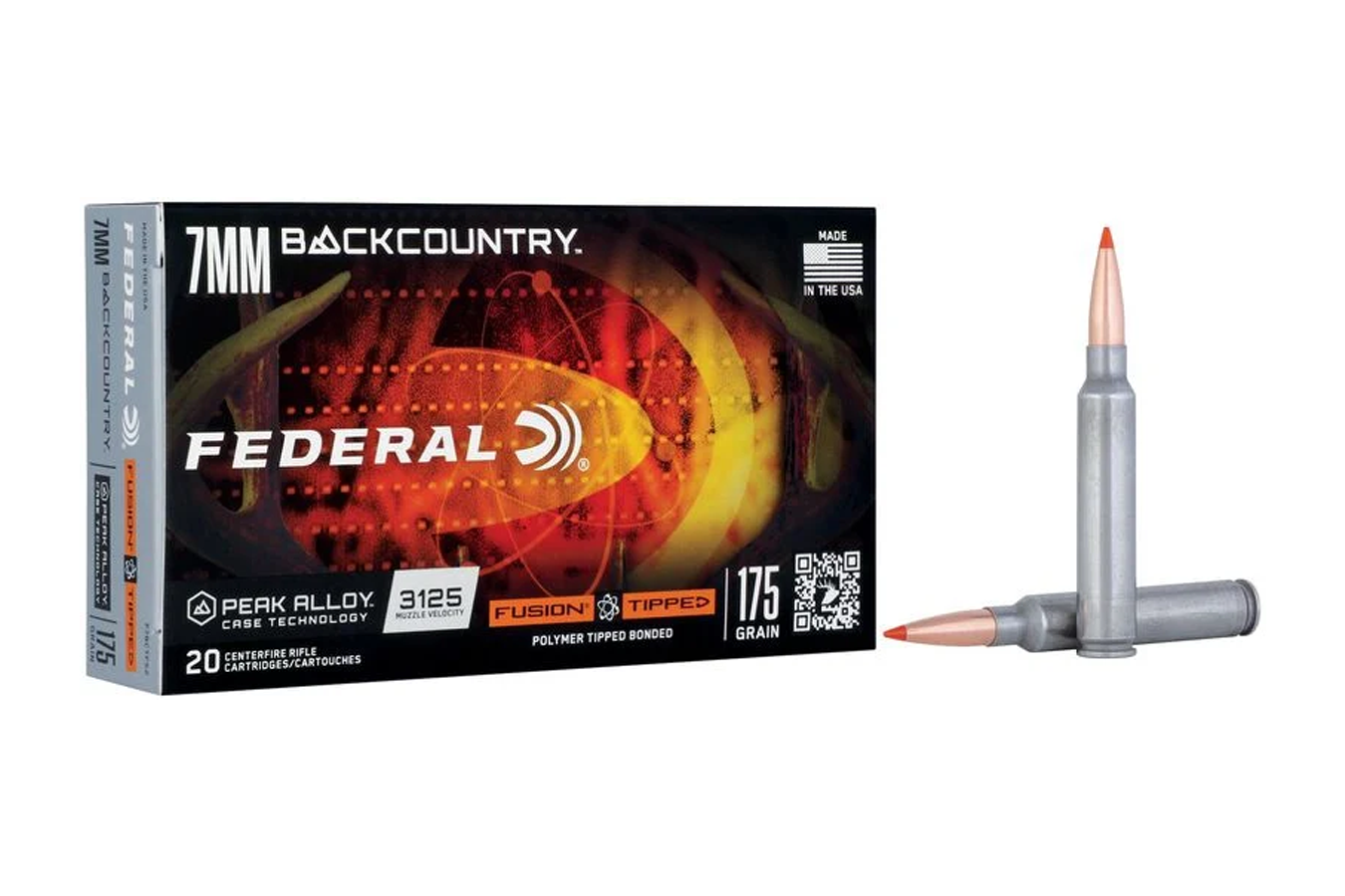 Federal 7mm Backcountry 175 gr Polymer Tipped Bonded Fusion Tipped 20/Box